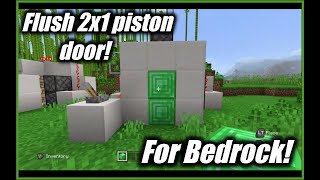 Flush 2x1 piston door Bedrock [upl. by Ellennad]