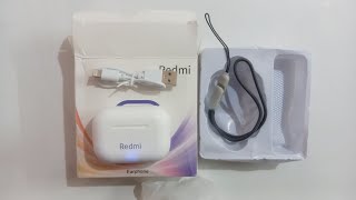 Counterfeiting Redmi Earbud High Copy Of Apple Airpods Unboxing [upl. by Walls]