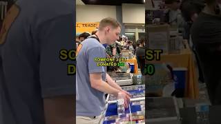 A viewer bought him cards  Pokemon card vendor POV pokemon pokemoncard tcg wholesome [upl. by Neomah577]