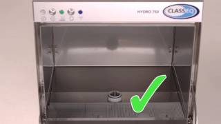 Start up instructions of a Front Loading Dishwasher with Drain Pump [upl. by Nima]