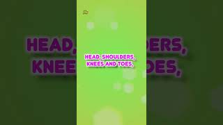 Head Shoulder  nursery rhymes for babies  preschool lessons [upl. by Yedok557]