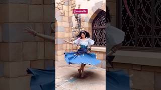 ♥️Disney Hunchback of Notre Dame Esmeralda Dancing😮💕 disney shorts esmeralda [upl. by Searle]