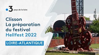 Hellfest 2022  la préparation du festival à Clisson [upl. by Zacharie930]