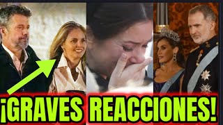 🔴BRUTAL REACCIÓN FEDERICO DINAMARCA CON GENOVEVA CASANOVA POR MARY CON LETICIA Y EL REY FELIPE VI [upl. by Rivkah]