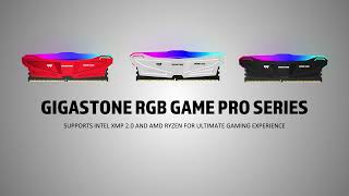 【 GIGASTONE】DDR4 3200MHz RAM RGB Game Pro for PC Gaming Desktop Memory Module [upl. by Lirba]