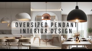 2024 OVERSIZED Pendant Lighting Dining Room Kitchen Island Trends  Interior Design interiordesign [upl. by Akinar]