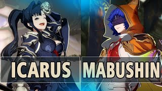 GBVSR🔥icarus Zeta Vs Mabushin Seox🔥 High Level Gameplay [upl. by Trotter]