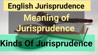 What is Jurisprudence Kinds Of Jurisprudence [upl. by Lorac812]