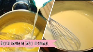 Sauce béchamel avec 3 ingrédients de base Recette rapide [upl. by Royal312]