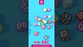 ABC Song  Short  The Alphabet Song  Learning ABC for Children  Jungle Friends Nursery Rhymes [upl. by Marta]