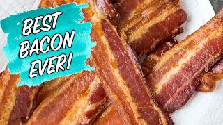 Baked Bacon  How to Cook Perfect Bacon in the Oven EASY [upl. by Rabjohn]