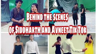 BTS Of Siddharth Nigam and Avneet Kaur Tiktok [upl. by Cleodell]