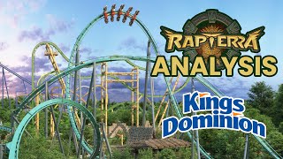 Rapterra Analysis  Kings Dominions Big New Volcano Replacement Launched Wing Coaster in 2025 [upl. by Imiaj]