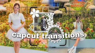 capcut  simple transitions for soft edits tutorial 1 [upl. by Negyam]