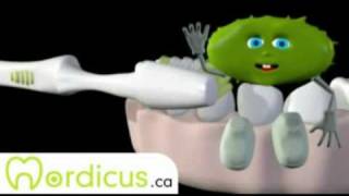 Dental floss 3D animation tips  Dental Patient Education [upl. by Ilat]