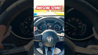 ALFA ROMEO Stelvio Veloce Acceleration W Ragazzon Exhaust cars shorts alfaromeo [upl. by Erlina]