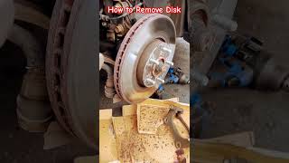 Wrong Process To Renove Brake Disk 🔥🔥 automobile mechanicsecrets mechanic mechanicslife tools [upl. by Htir]