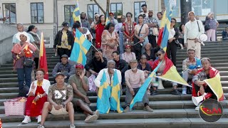 Tigray Demonstration Stockholm Sweden 7 june 2023 [upl. by Ellary83]