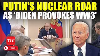 Putins Nuclear Roar On Cam As Biden Crosses Russia Red Line Allows US Weapons To Strike Russia [upl. by Pena]