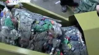 GreenMax PETAlCans Compactor C350 for Densifying and Recycling [upl. by Ateiram374]