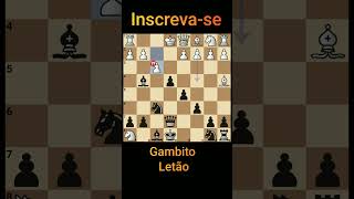 Gambito Letão chess xadrez shorts Шахматы शतरंज [upl. by Clancy]