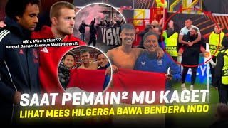 Pemain² MU Kaget Kehadiran Fans Hilgers Reaksi Mereka Bendera Indonesia Berkibar Di Old Trafford [upl. by Airdni]