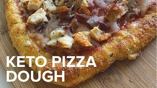 KETO PIZZA DOUGH RECIPE [upl. by Leachim]