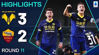 VERONAROMA 32  HIGHLIGHTS  Five goals and a red card as Verona topple Roma  Serie A 202425 [upl. by Jerrol649]