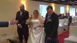 The Courtyard Gretna Hall Hotel Elopement wedding venue [upl. by Naux]