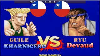 Street Fighter II  Champion Edition ➤ KHARNICERO Chile vs Devaud Chile [upl. by Joshia87]