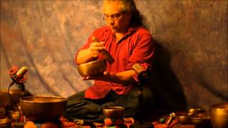 70 minute7 Chakra Continuous Meditation with 21 Antique Tibetan Singing Bowls [upl. by Loralie584]