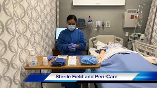 Performing Sterile Field and PeriCare [upl. by Rehpoitsirhc]