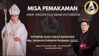 MISA PELEPASAN MGR VINCENTIUS SENSI POTOKOTA  DI GEREJA KATEDRAL ENDE [upl. by Guenzi595]