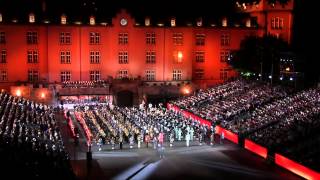 2012 Basel Tattoo Finale Indmarch Bands [upl. by Boru]