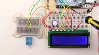 DHT11 Sensor für Temperatur und Luftfeuchtigkeit am Arduino [upl. by Sacrod274]