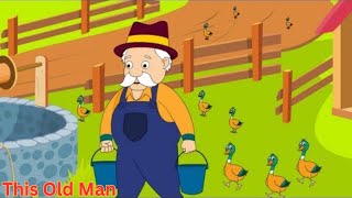 This Old Man He Played One nurseryrhymes kidsvideo education [upl. by Rumney81]