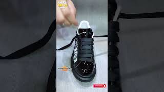 Trendy Shoe Lacing Shoelaces design 2024 McQueen shoelaces shorts [upl. by Naiva]