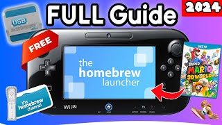 FULL Guide to Homebrew Your Wii U amp vWii in 2024  installing games Usb loader GX amp more [upl. by Aicert110]