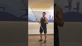 Use Stick For Shoulder Mobility [upl. by Eibbob281]