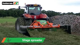 Holaras  Siloverteiler VIKING an CaseIH Magnum 225 [upl. by Rammus97]