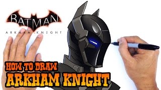 How to Draw Arkham Knight  DC Comics [upl. by Leinoto]