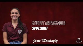 MCPS Student Ambassador Spotlight Josie Mattingly [upl. by Deanne]