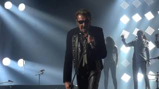 Johnny Hallyday  Intro  Rester Vivant  Saint Etienne Zenith 06102015 [upl. by Esinev401]