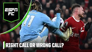 Liverpool denied a ‘STONEWALL’ penalty in injury time vs Manchester City  Marcotti  ESPN FC [upl. by Cramer]