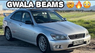 Lexus altezza beams 🤯🔥super loud 😳  car review ep1 [upl. by Annenn]