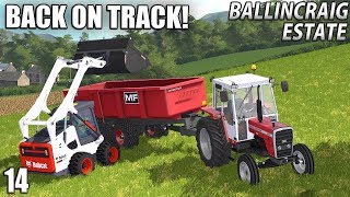 BACK ON TRACK  Ballincraig Estate  Farming Simulator 17  Episode 14 [upl. by Engracia850]