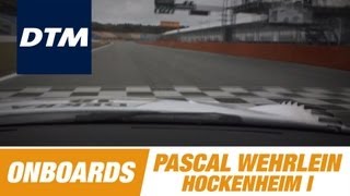 Onboard Pascal Wehrlein DTM Mercedes AMG CCoupé  DTM Rennen Hockenheim [upl. by Fretwell757]