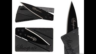 Cardsharp Kredi Kartı Şeklinde Çakı Bitenekadarcom [upl. by Seeto962]