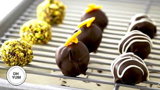 Professional Baker Teaches You How To Make CHOCOLATE TRUFFLES [upl. by Pat820]