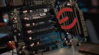 EVGA X99 Micro FTW and Classified Motherboards  PAX Prime 2014 [upl. by Draude]